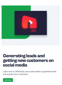 Generating leads and getting new customers on social media
