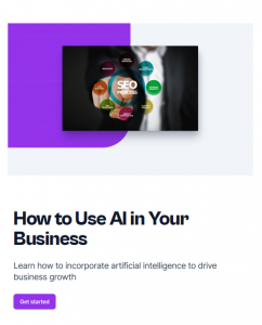 How to use ai in your business