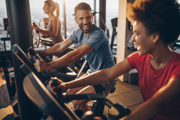 Group of people exercising